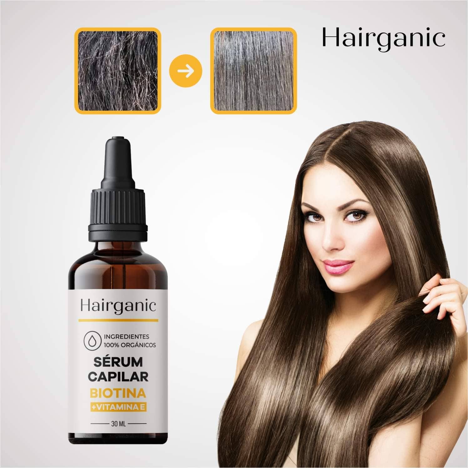 Sérum para Crecimiento Capilar Hairganic