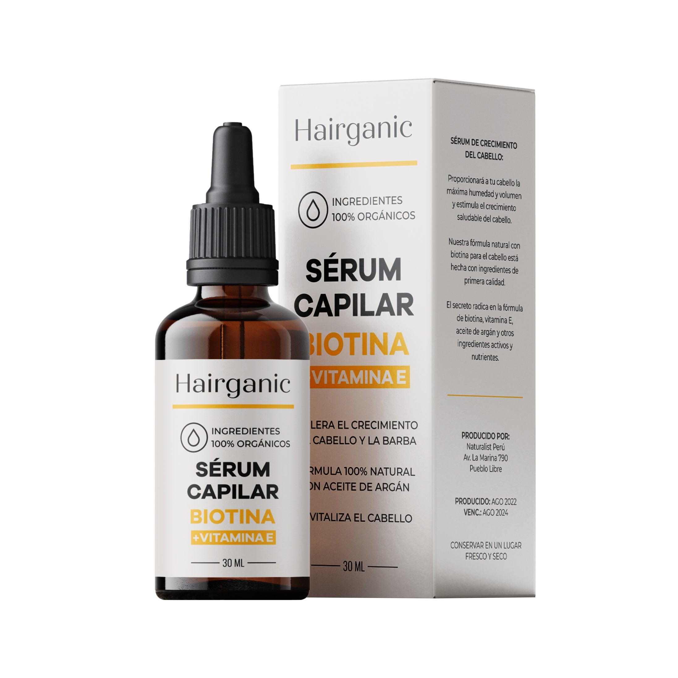 Sérum para Crecimiento Capilar Hairganic